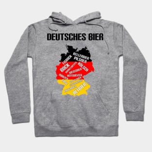 Deutsches Bier Dark Text Hoodie